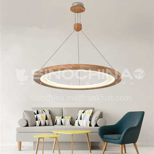 Creative log chandelier personality living room dining room led bedroom porch Nordic chandelier-ZMX-NMC5812D